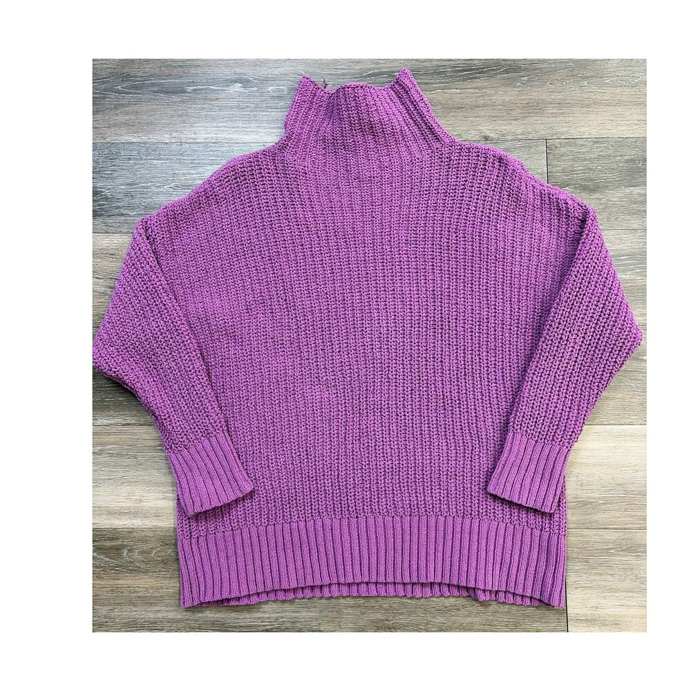 Aerie Oversized Purple Sweater, Small